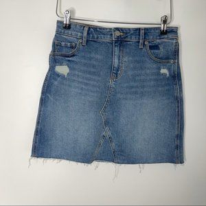 Old Navy Jean Skirt Women’s Size 4 Medium Wash Distressed